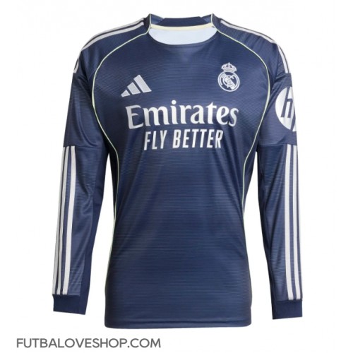 Dres Real Madrid Preč 2025-26 Dlhy Rukáv